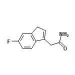 CAS 登录号：500167-12-4， 2-(6-氟-1H-茚-3-基)乙酰胺