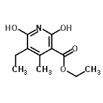 CAS 登录号：500285-36-9， 乙基5-乙基-2,6-二羟基-4-甲基烟酸酯