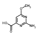 CAS 登录号：500349-52-0， 2-氨基-6-甲氧基-4-嘧啶羧酸