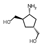 CAS 登录号：500593-45-3， [(1R,3R,4R)-4-氨基-1,3-环戊烷二基]二甲醇
