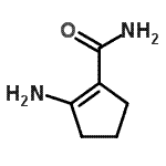 CAS 登录号：500594-69-4， 2-氨基-1-环戊烯-1-甲酰胺