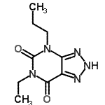 CAS 登录号：500691-96-3， 6-乙基-4-丙基-2H-[1,2,3]三唑并[4,5-d]嘧啶-5,7(4H,6H)-二酮
