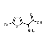 CAS 登录号：500718-17-2， 氨基(5-溴-2-噻吩基)乙酸