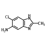 CAS 登录号：500865-96-3， 5-氯-2-甲基-1H-苯并咪唑-6-胺