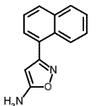 CAS 登录号：501117-00-6， 3-(1-萘基)-1,2-恶唑-5-胺