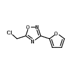 CAS 登录号：501653-22-1， 5-(氯甲基)-3-(2-呋喃基)-1,2,4-恶二唑