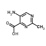 CAS 登录号：501662-73-3， 5-氨基-2-甲基-4-嘧啶羧酸
