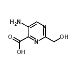 CAS 登录号：501662-74-4， 5-氨基-2-(羟基甲基)-4-嘧啶羧酸