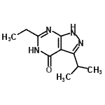 CAS 登录号：501916-70-7， 6-乙基-3-异丙基-1,5-二氢-4H-吡唑并[3,4-d]嘧啶-4-酮
