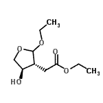 CAS#: 501921-26-2, Ethyl [(3R,4R)-2-Ethoxy-4-Hydroxytetrahydro-3-Furanyl]Acetate