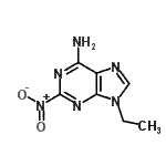 CAS 登录号：501950-32-9， 9-乙基-2-硝基-9H-嘌呤-6-胺