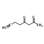 CAS 登录号：502133-71-3， 7-辛炔-2,4-二酮