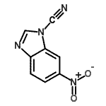 CAS 登录号：502159-17-3， 6-硝基-1H-苯并咪唑-1-甲腈