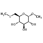 CAS 登录号：502463-37-8， 甲基6-S-甲基-6-硫代-alpha-D-吡喃葡萄糖苷