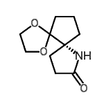 CAS 登录号：502622-16-4， (6R)-1,4-二氧杂-7-氮杂二螺[4.0.4.3]十三烷-8-酮