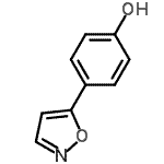 CAS 登录号：502658-76-6， 4-(1,2-恶唑-5-基)苯酚