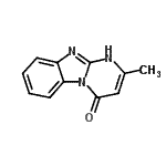 CAS 登录号：50290-51-2， 2-甲基嘧啶并[1,2-a]苯并咪唑-4(1H)-酮
