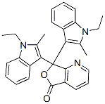 CAS 登录号:50293-29-3, 3,3-二(1-乙基-2-甲基-1H-吲哚-3-基)-4-氮杂苯酞