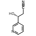 CAS 登录号：503188-05-4， (3R)-3-羟基-3-(3-吡啶基)丙腈
