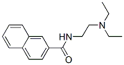 CAS 登录号：50341-75-8， N-[2-(二乙基氨基)乙基]-2-萘甲酰胺