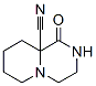 CAS#: 50369-66-9, Octahydro-1-Oxo-9aH-Pyrido[1,2-a]Pyrazine-9alpha-Carbonitrile