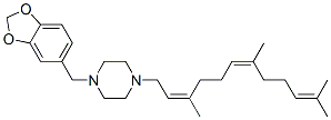 CAS#: 50419-28-8, 1-Piperonyl-4-[(2Z,6Z)-3,7,11-Trimethyl-2,6,10-Dodecatrienyl]Piperazine