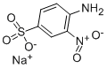 CAS 登录号：5042-33-1， 2-硝基苯胺-4-磺酸钠盐
