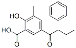 CAS#: 50439-07-1, 2-Hydroxy-3-Methyl-5-(2-Phenylbutyryl)Benzoic Acid