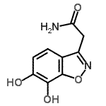 CAS 登录号：50471-15-3， 2-(6,7-二羟基-1,2-苯并恶唑-3-基)乙酰胺