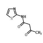 CAS 登录号：505-87-3， 3-氧代-N-(1,3-噻唑-2-基)丁酰胺