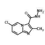 CAS 登录号：505095-12-5， 6-氯-2-甲基咪唑并[1,2-a]吡啶-3-甲酰肼
