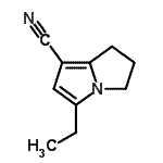 CAS 登录号：505097-44-9， 5-乙基-2,3-二氢-1H-吡咯里嗪-7-甲腈