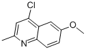 CAS#: 50593-73-2, 4-Chloro-6-Methoxy-2-Methylquinoline