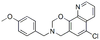 CAS#: 50595-08-9, 6-Chloro-3-(4-Methoxybenzyl)-3,4-Dihydro-2H-[1,3]Oxazino[5,6-h]Quinoline