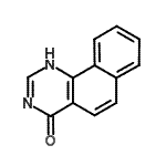 CAS 登录号：506418-75-3， 苯并[h]喹唑啉-4(3H)-酮