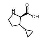 CAS 登录号：506420-79-7， (3S)-3-环丙基-D-脯氨酸