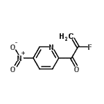 CAS 登录号：506437-49-6， 2-氟-1-(5-硝基-2-吡啶基)-2-丙烯-1-酮