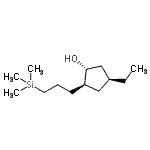 CAS 登录号：507235-55-4， (1R,2R,4S)-4-乙基-2-[3-(三甲基硅烷基)丙基]环戊醇