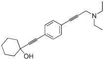 CAS 登录号：5076-60-8， 1-[[4-[3-(二乙基氨基)-1-丙炔基]苯基]乙炔基]-1-环己醇
