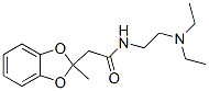 CAS#: 50836-22-1, N-(2-Diethylaminoethyl)-2-Methyl-1,3-Benzodioxole-2-Acetamide