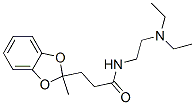 CAS#: 50836-28-7, N-(2-Diethylaminoethyl)-2-Methyl-1,3-Benzodioxole-2-Propionamide