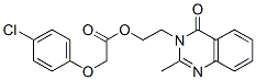 CAS 登录号:50840-26-1, 4-氯苯氧基乙酸 2-(2-甲基-4-氧代-3,4-二氢喹唑啉-3-基)乙基酯