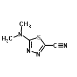 CAS 登录号：50878-80-3， 5-(二甲基氨基)-1,3,4-噻二唑-2-甲腈