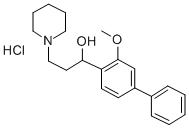 CAS#: 50910-27-5, alpha-(3-Methoxy-4-Biphenylyl)-1-Piperidinepropanol Hydrochloride