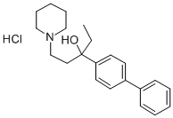 CAS#: 51097-86-0, alpha-(4-Biphenylyl)-alpha-Ethyl-1-Piperidinepropanol Hydrochloride