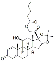 CAS#: 51112-52-8, 9-Fluoro-11beta,21-Dihydroxy-16alpha,17-(Isopropylidenedioxy)Pregna-1,4-Diene-3,20-Dione 21-Valerate