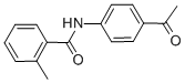 CAS 登录号：5116-70-1， N-(4-乙酰基苯基)-2-甲基苯甲酰胺
