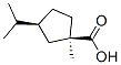 CAS#: 512-77-6, cis-1-Methyl-3-(1-Methylethyl)-Cyclopentanecarboxylic Acid