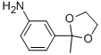 CAS#: 51226-14-3, 3-(2-Methyl-1,3-Dioxolan-2-Yl)Aniline