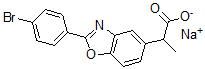 CAS#: 51234-39-0, 2-(4-Bromophenyl)-alpha-Methyl-5-Benzoxazoleacetic Acid Sodium Salt